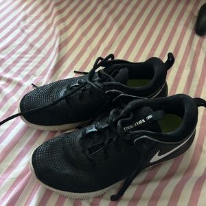 Nike Black and White Court Shoes